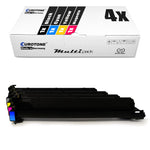 4x Alternative Toner für Konica Minolta TN-312: TN-312K 8938-705 Schwarz + TN-312C 8938-708 Cyan + TN-312M 8938-707 Magenta + TN-312Y 8938-706 Gelb