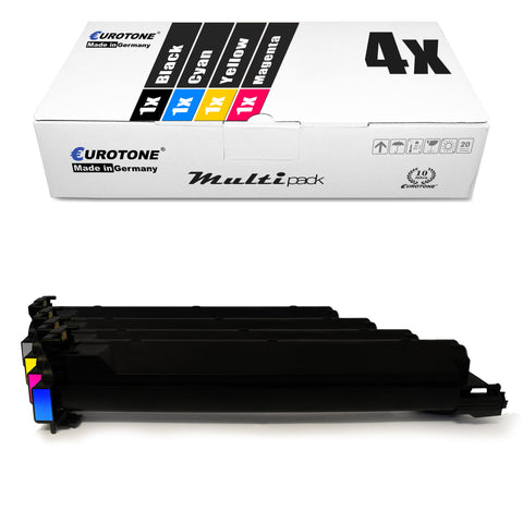 4x Alternative Toner für Konica Minolta TN-210: TN-210K 8938-509 Schwarz + TN-210C 8938-512 Cyan + TN-210M 8938-511 Magenta + TN-210Y 8938-510 Gelb