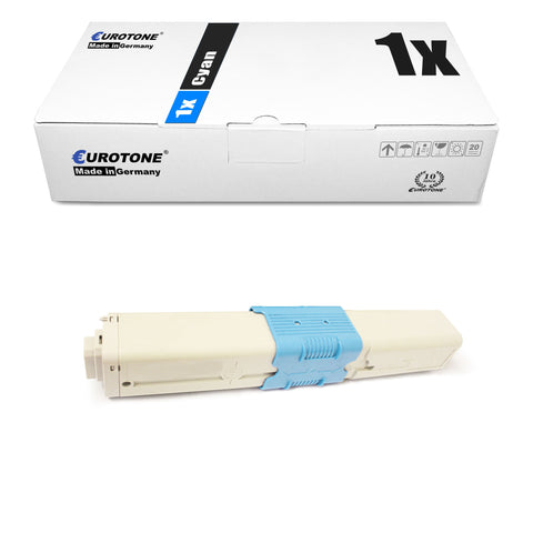 1x Alternativer Toner für OKI 44973511 Cyan