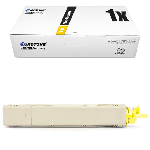 1x Alternativer Toner für OKI 43459329 Gelb