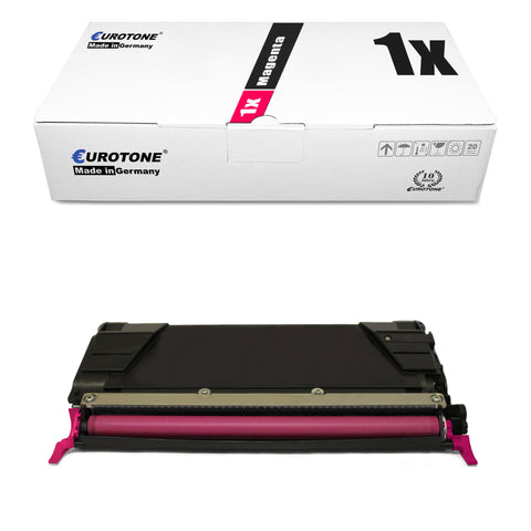 1x Alternativer Toner für Lexmark 00C746A1MG Magenta