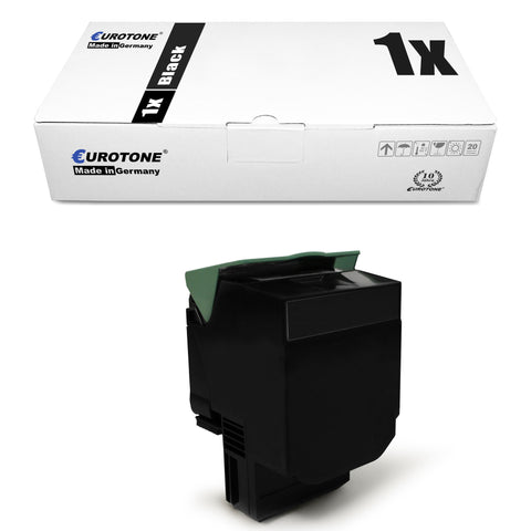 1x Alternativer Toner für Lexmark 78C20K0 Schwarz 78C20KE