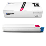 1x Alternativer Toner für OKI 43837130 Magenta