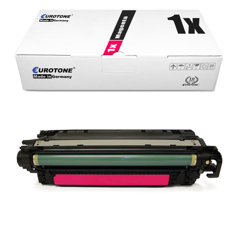 1x Alternativer Toner für HP CE253A 504A Magenta