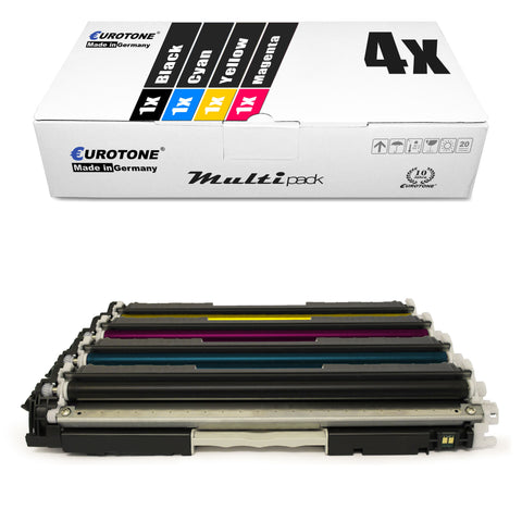 4x Alternative Toner für HP CF350A-53A 130A: Schwarz + CF351A Cyan + CF353A Magenta + CF352A Gelb