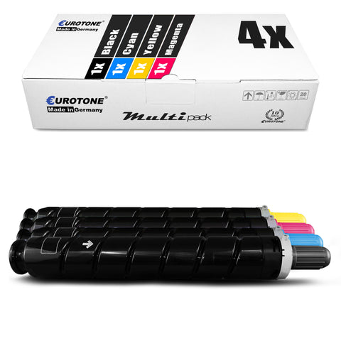 4x Alternative Toner für Canon C-EXV34: C-EXV34BK 3782B002 Schwarz + C-EXV34C 3783B002 Cyan + C-EXV34M 3784B002 Magenta + C-EXV34Y 3785B002 Gelb