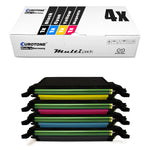 4x Alternative Toner für Samsung CLT-6092S: CLT-K6092S Schwarz + CLT-C6092S Cyan + CLT-M6092S Magenta + CLT-Y6092S Gelb