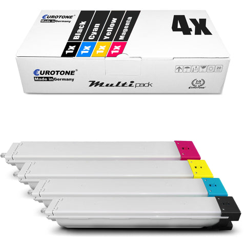 4x Alternative Toner für Samsung CLT-809: CLT-K809S Schwarz + CLT-C809S Cyan + CLT-M809S Magenta + CLT-Y809S Gelb