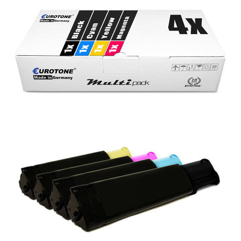 4x Alternative Toner für Dell 593-10064 593-10065 593-10067 593-10066: K4971 Schwarz + K4973 Cyan + K4972 Magenta + K4974 Gelb