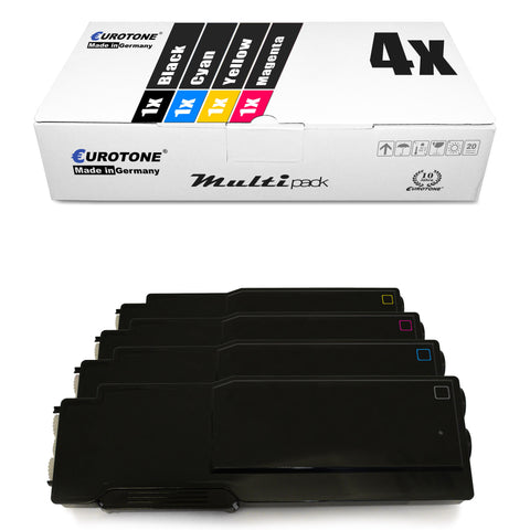 4x Alternative Toner XXL für Xerox 106R02230 106R02232 106R02229 106R02231: Schwarz + Cyan + Magenta + Gelb