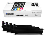 4x Alternative Toner für OKI 43870008 Schwarz + 43870007 Cyan + 43870006 Magenta + 43870005 Gelbs freeshipping - Eurotone