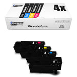 4x Alternative Toner für Dell 593-11128 593-11129 593-11130 593-11131: Magenta + Cyan + Black + Yellow