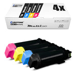 4x Alternative Toner XXL für Dell 593BBSD 593BBSE R6C4D 593BBSB: 6CVF8 Schwarz + 4R6JN Cyan + 5PG7P Magenta + 0CX53 Gelb