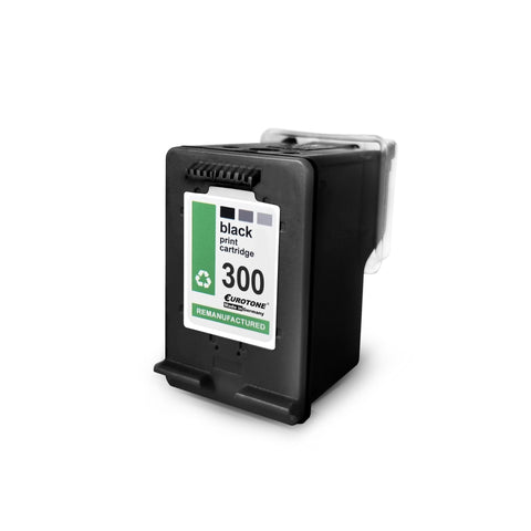 1x Alternative Tintenpatrone für HP 300XL CC641EE Schwarz