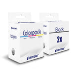 3x Alternative Tintenpatronen für Epson T2661 T2670: C13T26704010 Color + 2x C13T26614010 Schwarz