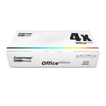 4x Alternative Toner für Dell 593-BBCS 593-BBCR 593-BBCL 593-BBCX: W53Y2 Schwarz + M3TD7 Cyan + MPJ42 Magenta + JXDHD Gelb