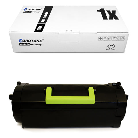 1x Alternativer Toner für Lexmark 0062D2H00 Schwarz