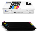 4x Alternative Toner für Sharp MX-31 GT: GTBA Schwarz + GTCA Cyan + GTMA Magenta + GTYA Gelb