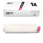 1x Alternativer Toner für OKI 44059166 Magenta