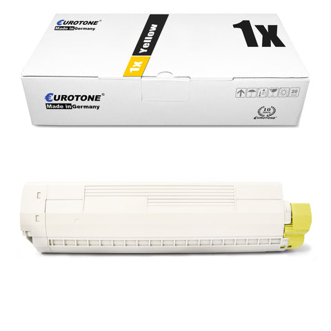 1x Alternativer Toner für OKI 44059257 Gelb