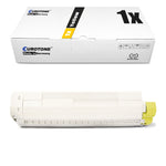 1x Alternative Toner für Oki 46471102 Yellow