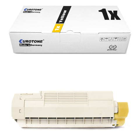 1x Alternativer Toner für OKI 44315305 Gelb