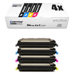 4x Alternative Toner für HP Q2670A-73A: 308A Schwarz + Q2671A 309A Cyan + Q2673A Magenta + Q2672A Gelb