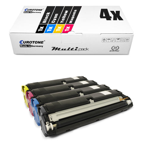 4x Alternative Toner für Konica Minolta QMS 2300: 171-0517-005 Schwarz + 171-0517-008 Cyan + 171-0517-007 Magenta + 171-0517-006 Gelb