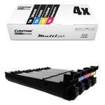 4x Alternative Toner für Epson C13S050491 C13S050493 C13S050492 C13S050490: Schwarz + Cyan + Magenta + Gelb