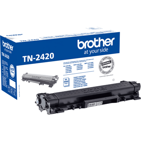 1x Originaler Toner Brother TN-2420 Schwarz freeshipping - Eurotone