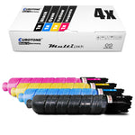 4x Alternative Toner für Ricoh TYPESPC430E: 821074 Schwarz + 821077 Cyan + 821076 Magenta + 821075 Gelb