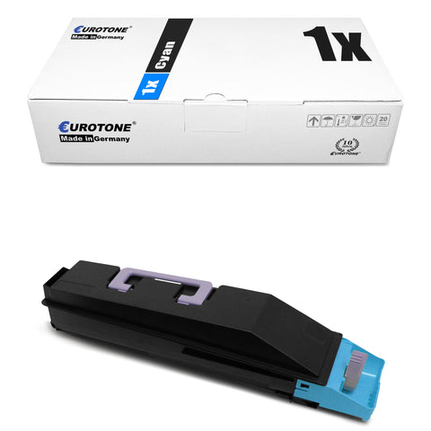 1x Alternativer Toner für Triumph-Adler 652510011 Cyan