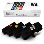 4x Alternative Toner für Utax PK-5016K Schwarz + PK-5016C Cyan + PK-5016M Magenta + PK-5016Y Gelb 1T02R90UT1 1T02R9CUT1 1T02R9MUT1 1T02R9YUT1