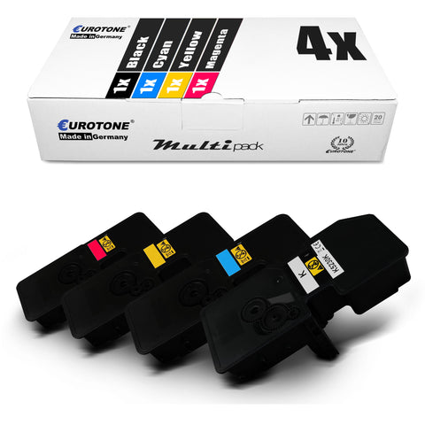 4x Alternative Toner für Utax PK-5014K Schwarz + PK-5014C Cyan + PK-5014M Magenta + PK-5014Y Gelb 1T02R90UT0 1T02R9CUT0 1T02R9MUT0 1T02R9YUT0