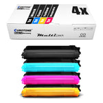 4x Alternative Toner für Brother TN-230: TN-230BK Schwarz + TN-230C Cyan + TN-230M Magenta + TN-230Y Gelb