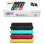 4x Alternative Toner XXL für Brother TN-328: TN-328BK Schwarz + TN-328C Cyan + TN-328M Magenta + TN-328Y Gelb