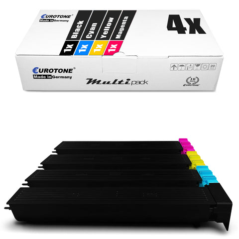 4x Alternative Toner für Konica Minolta TN-613: TN-613K A0TM150 Schwarz + TN-613C A0TM450 Cyan + TN-613M A0TM350 Magenta + TN-613Y A0TM250 Gelb