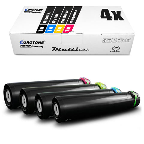 4x Alternative Toner für Xerox 006R01177 006R01176 006R01178 006R01175: Schwarz + Cyan + Magenta + Gelb