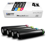 4x Alternative Toner für Xerox 106R01161 106R01162 106R01160 106R01163: Schwarz + Cyan + Magenta + Gelb